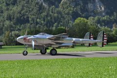 N25Y (ex USAAF sn 44-53254) Lockheed P-38L Lightning Mollis-CH 18/08/2023 Foto: Paolo Stanchina