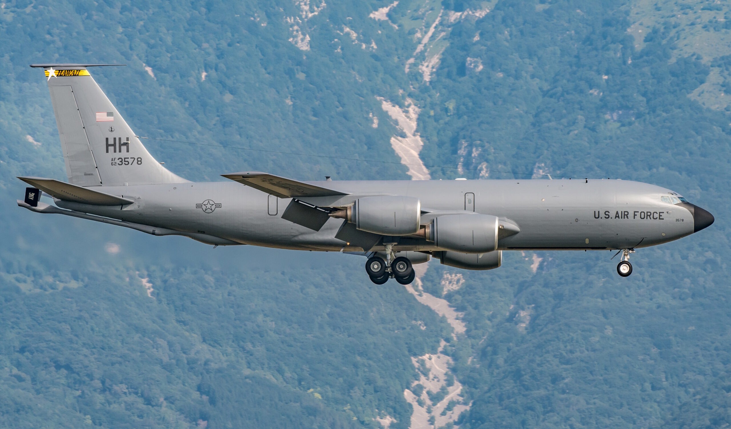 62-3578/HH KC-135R 203rd ARS Hawaii ANG Aeroporto Militare "Pagliano e Gori” - Aviano 22/07/2024 Foto: Graziano Fantin