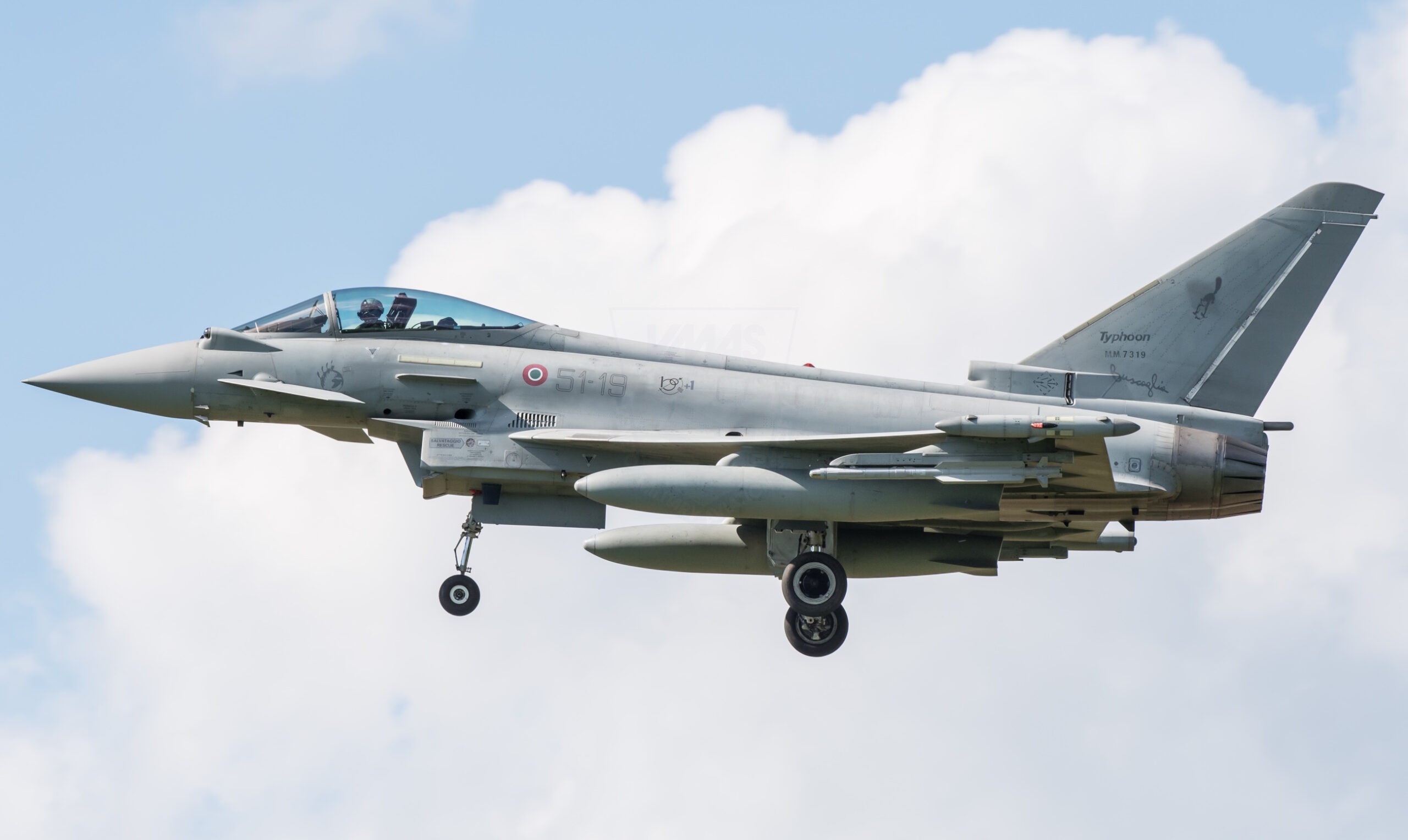 MM7319/51-19 F-2000A 132°Gr/51°St Aeroporto Militare "Vittorio Bragadin” - Treviso-Istrana 04/07/2024 Foto: Graziano Fantin