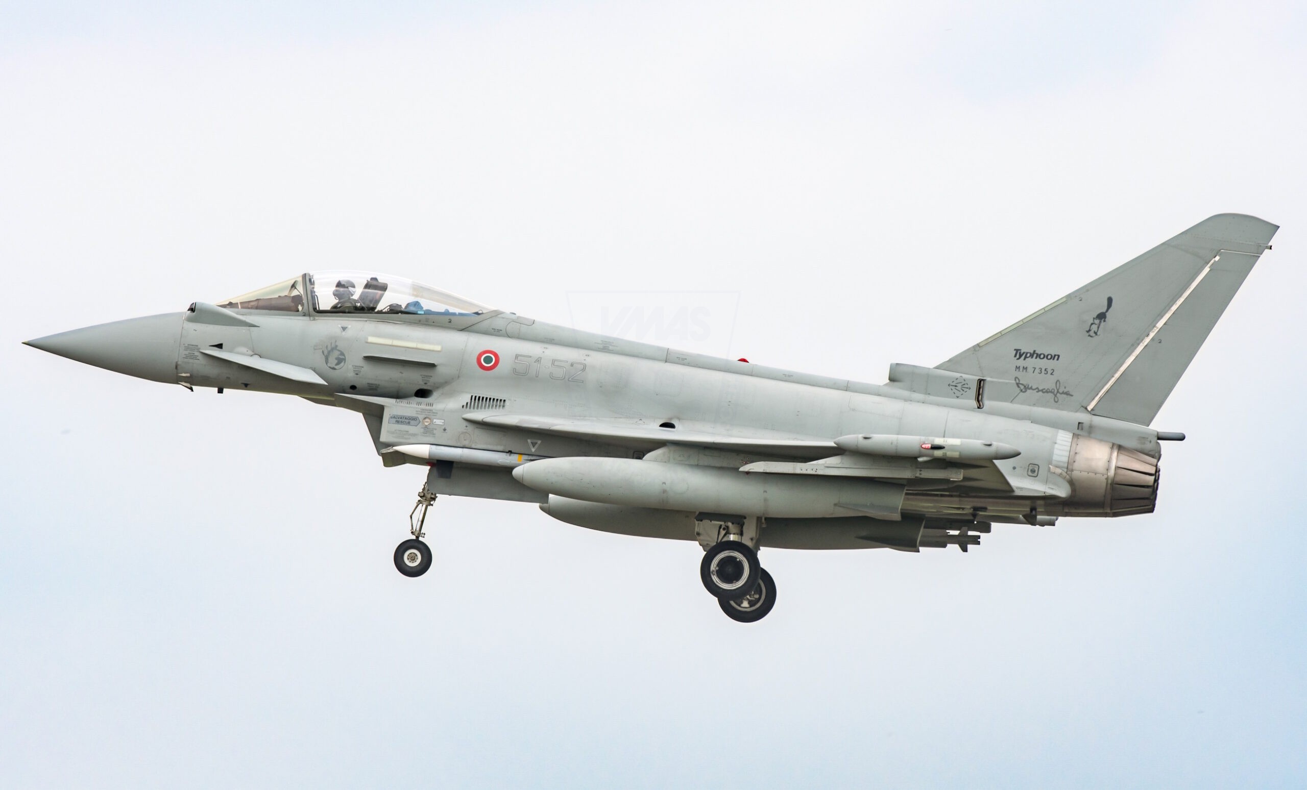 MM7352/51-52 F-2000A 132°Gr/51°St Aeroporto Militare "Vittorio Bragadin” - Treviso-Istrana 01/07/2024 Foto: Graziano Fantin
