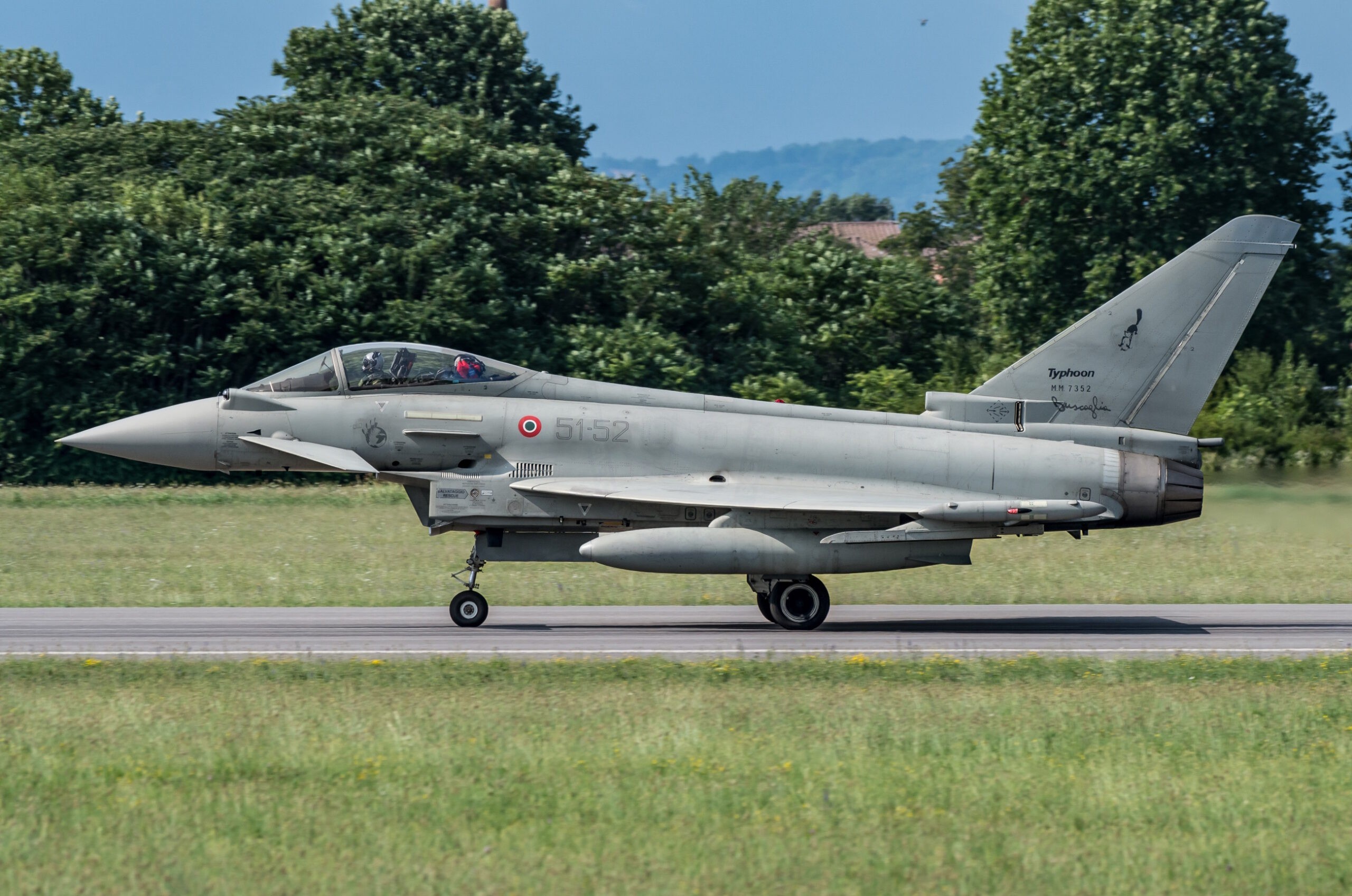 MM7352/51-52 F-2000A 132°Gr/51°St Aeroporto Militare "Vittorio Bragadin” - Treviso-Istrana 21/07/2024 Foto: Graziano Fantin
