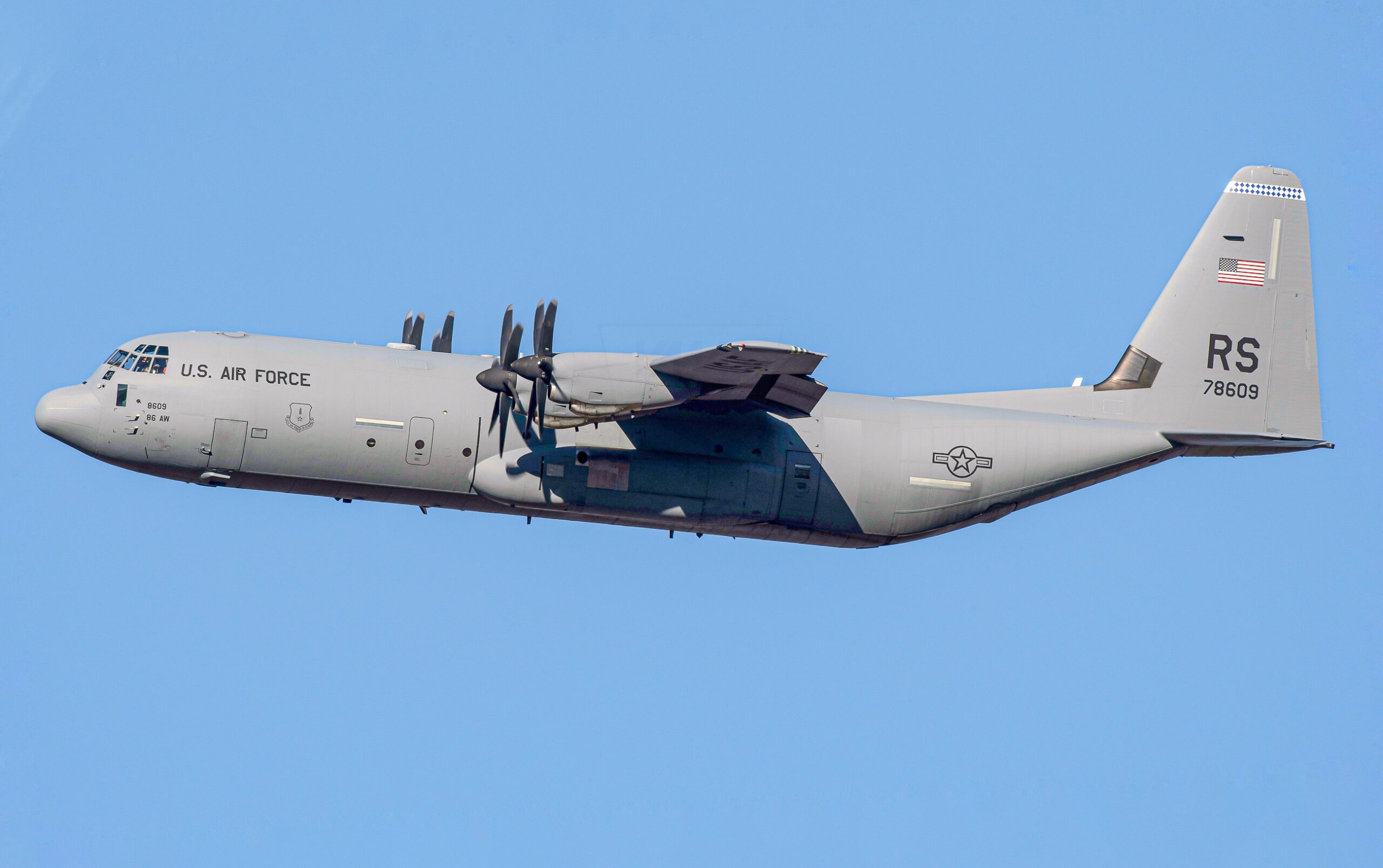 07-8609/RS C-130J-30 USAF 86th AW USAF Aeroporto Militare "Pagliano e Gori” - Aviano 23/11/2024 Foto: Graziano Fantin