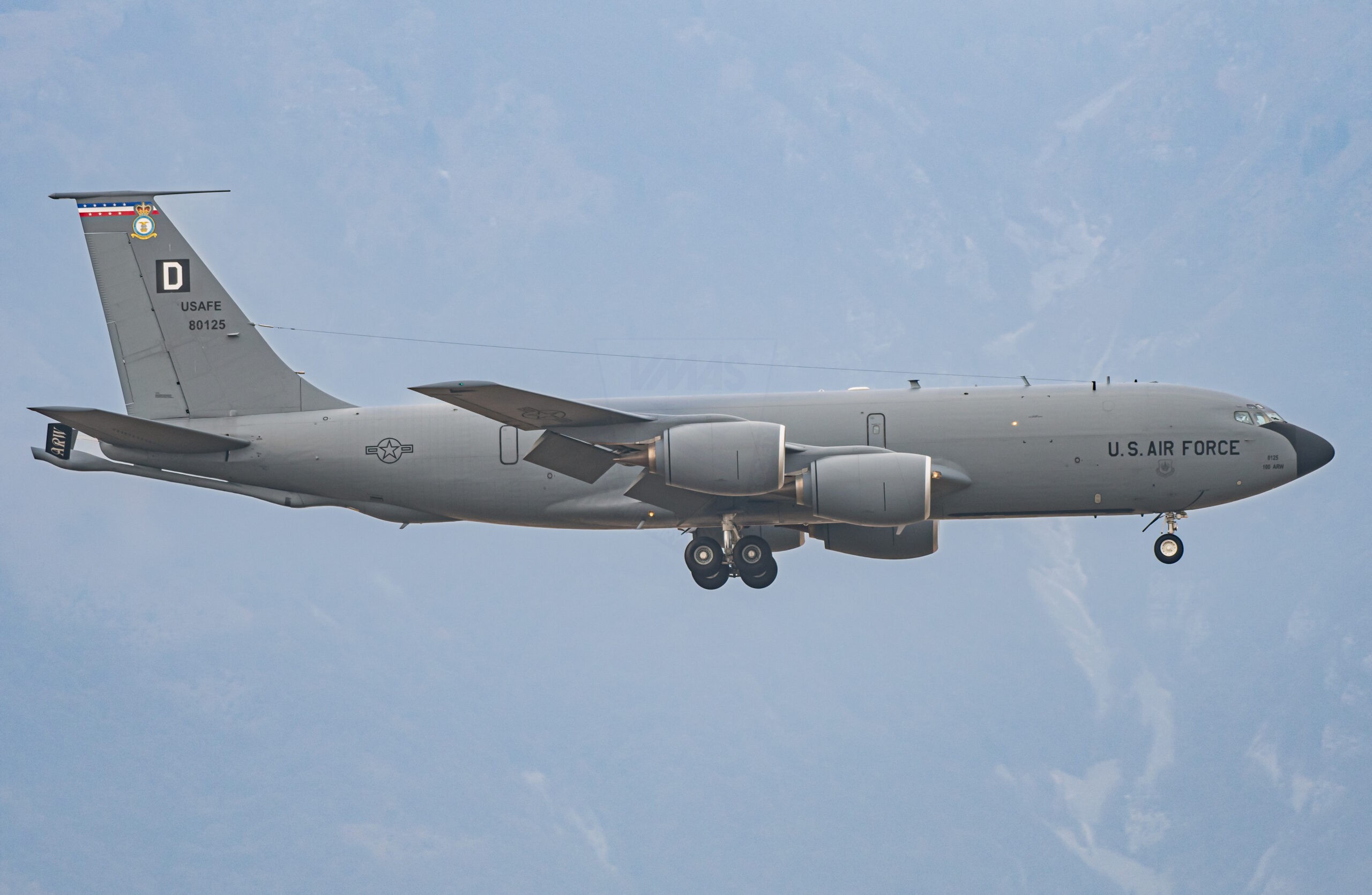 58-0125/D KC-135T 100th ARW USAFE Aeroporto Militare "Pagliano e Gori” - Aviano 18/11/2024 Foto: Graziano Fantin