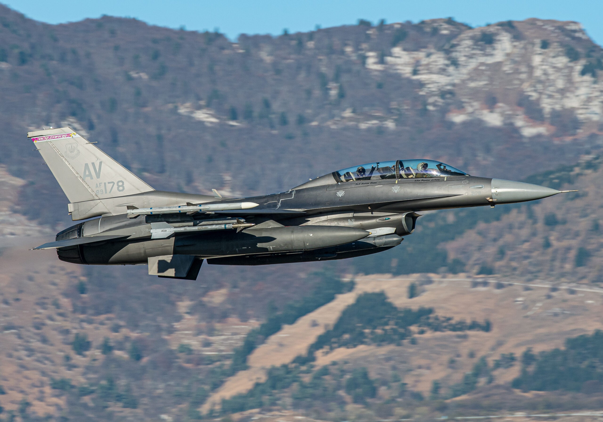 89-2178/AV F-16DM-40CF 510thFS/31stFW USAF Aeroporto Militare "Pagliano e Gori” - Aviano 21/11/2024 Foto: Graziano Fantin