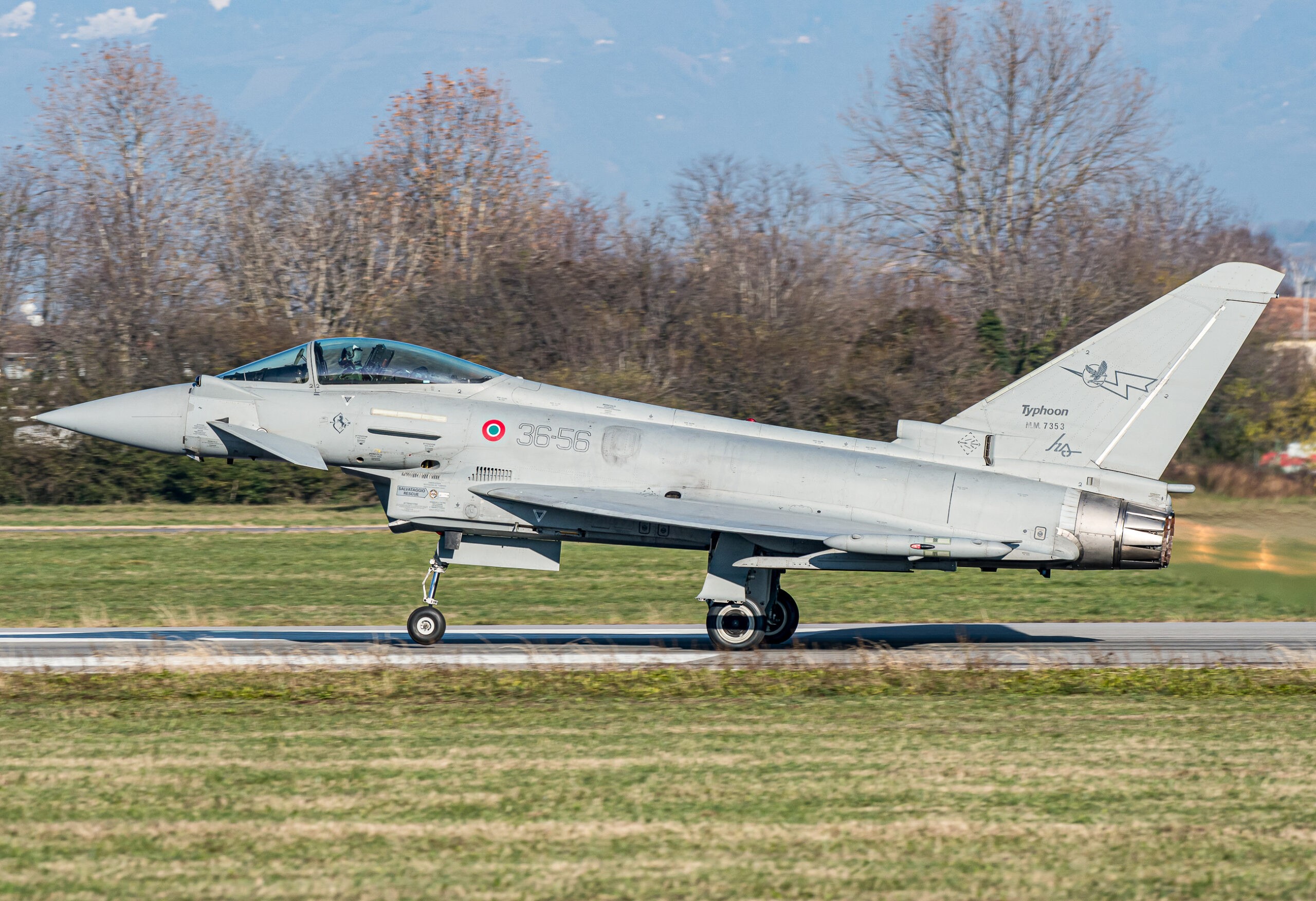 MM7353/36-56 F-2000A 36°St Aeroporto Militare "Vittorio Bragadin” - Treviso-Istrana 12/12/2024 Foto: Graziano Fantin
