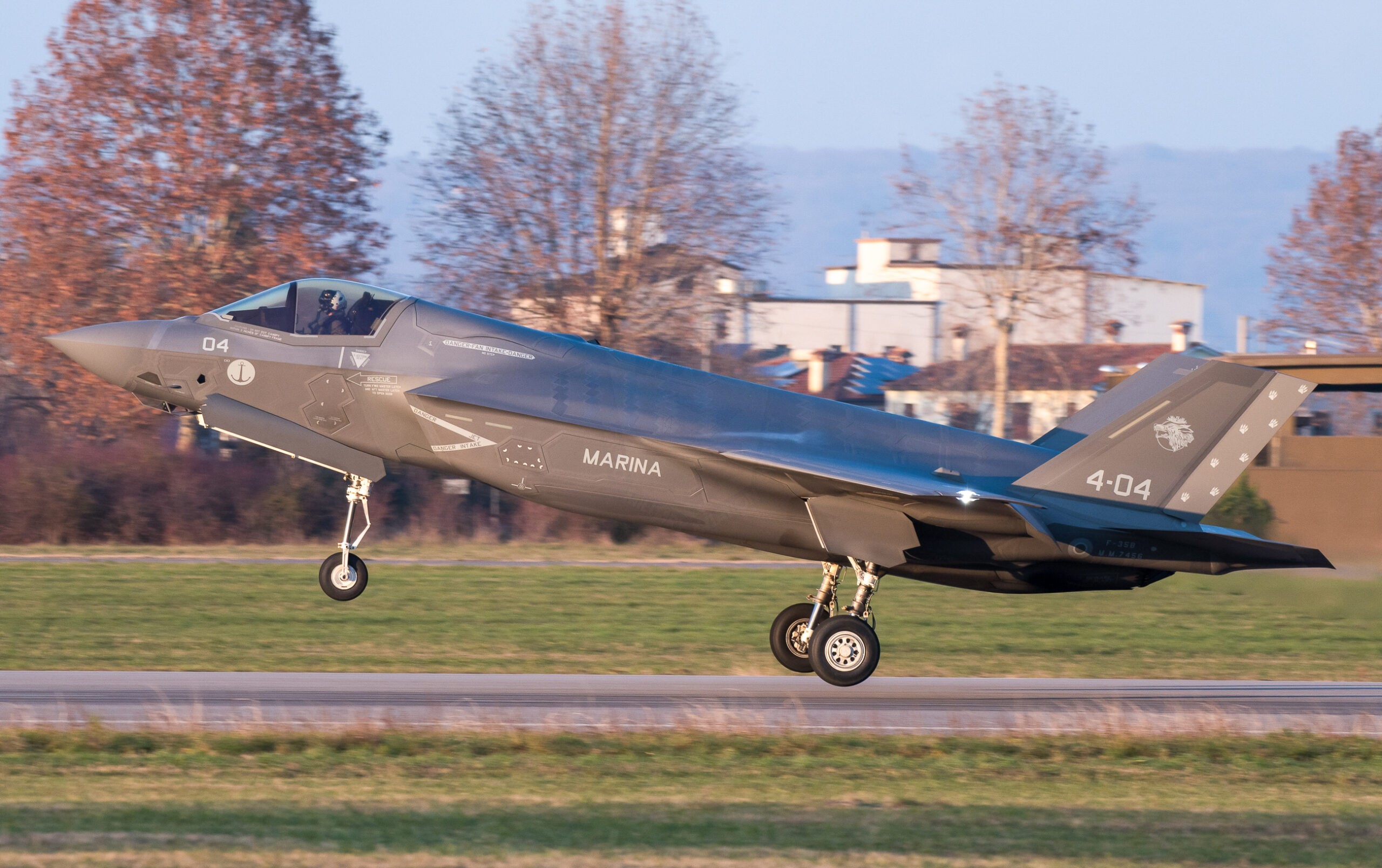 MM7456/4-04 F-35B GRUPAER "Wolfs" Aeroporto Militare "Vittorio Bragadin” - Treviso-Istrana 12/12/2024 Foto: Graziano Fantin