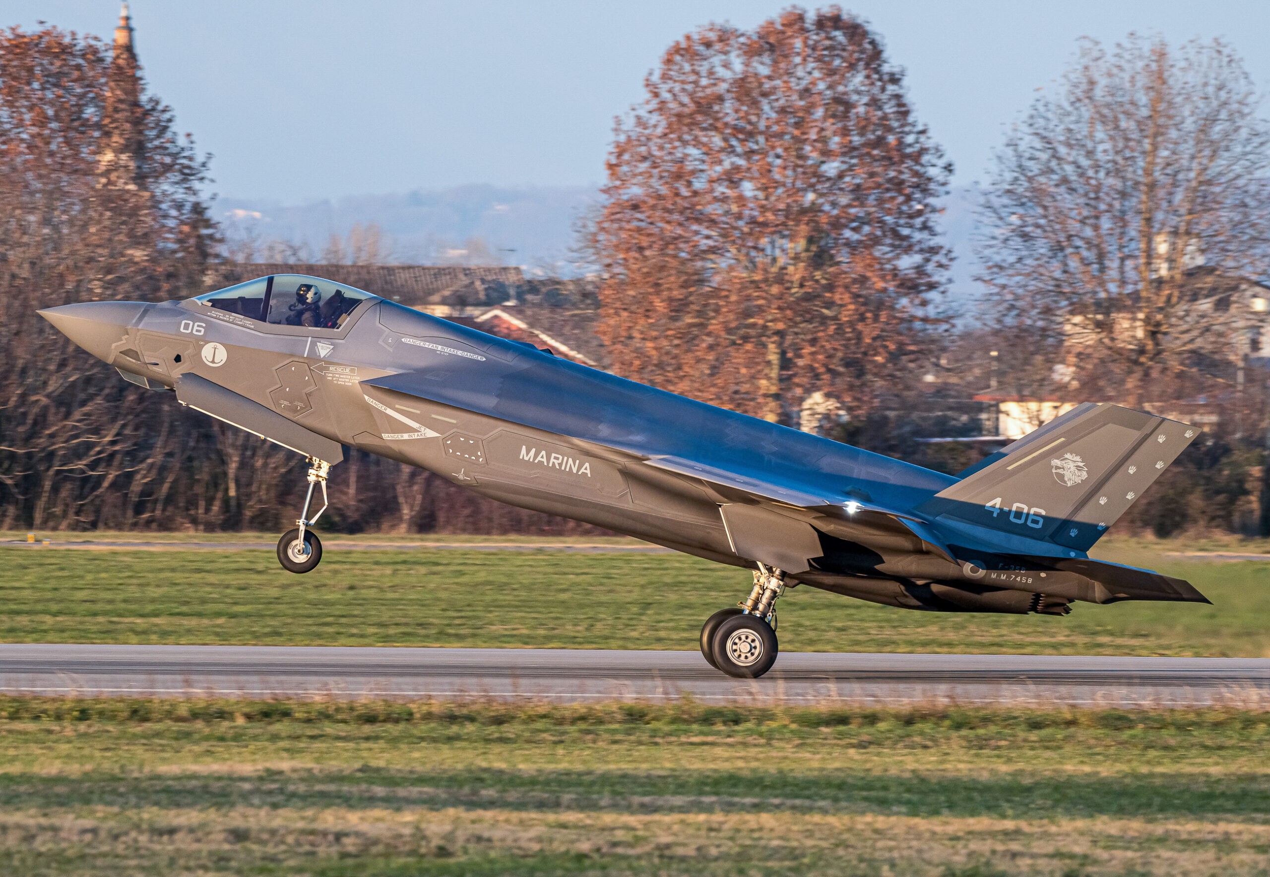 MM7458/4-06 F-35B GRUPAER "Wolfs" Aeroporto Militare "Vittorio Bragadin” - Treviso-Istrana 12/12/2024 Foto: Graziano Fantin